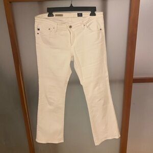 AG Angelina white Boot Cut Jeans